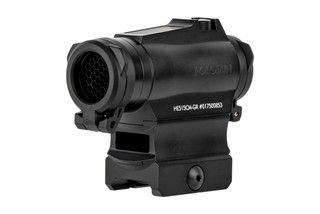 Holosun HE515CM-GR is a compact 2 MOA solar powered green dot sight with 65 MOA circle dot reticle